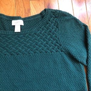 Loft Dark Green Women's Sweater